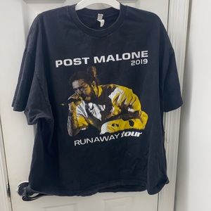 Post Malone swae lee Tyler Yahweh run away your shirt sleeve concert t shirt